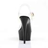 Pleaser - DELIGHT608 Sandale à bride à la cheville - Noir/Transparent Product image